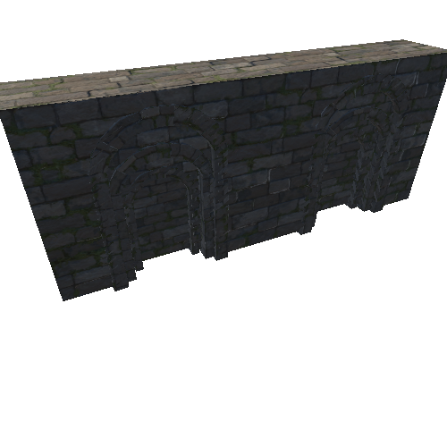 Castle Wall Detailed 1A